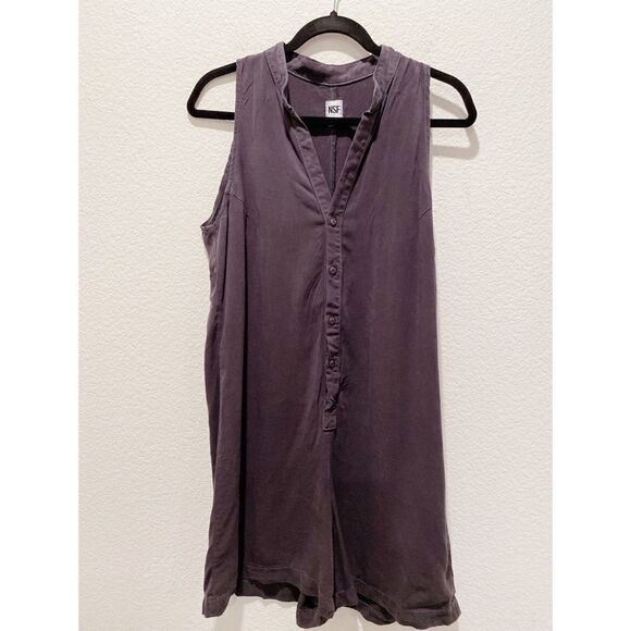 NWOT NSF Orla V-neck sleeveless Romper - Picture 7 of 11